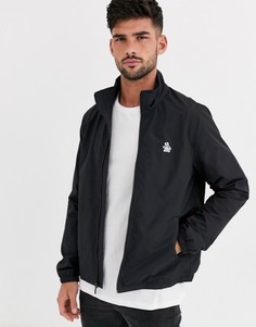 Черная нейлоновая куртка Харрингтон с логотипом Original Penguin-Черный