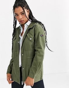 Парка Tommy Jeans Essential-Зеленый