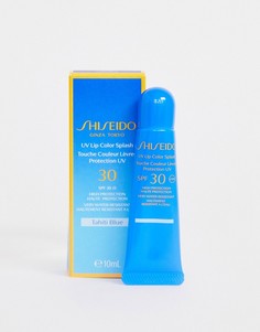 Блеск для губ с SPF30 Shiseido - UV Splash (Tahiti Blue), 10 мл-Бесцветный