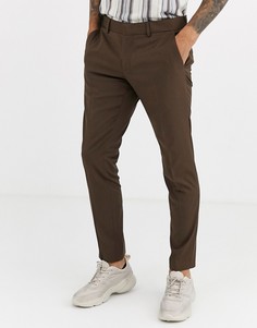 Облегающие брюки Esprit-Светло-коричневый