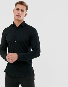 Черная трикотажная рубашка Jack & Jones Premium-Черный