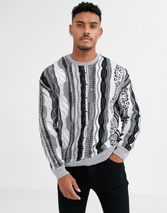 Фактурный джемпер ASOS DESIGN-Мульти