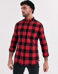 Красная рубашка в клетку New Look-Красный