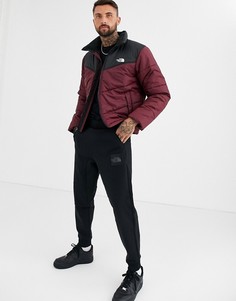 Бордовая дутая куртка The North Face Saikuru-Красный