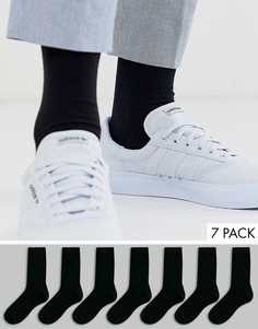 Набор из 7 пар черных носков ASOS DESIGN - Со скидкой-Черный