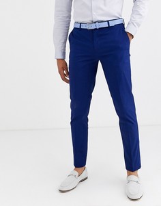 Синие премиум-брюки узкого кроя из эластичного хлопка Jack & Jones-Синий