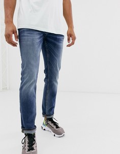 Синие джинсы скинни Jack & Jones Intelligence - Tim-Синий