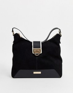 Черная сумка с застежкой River Island-Черный