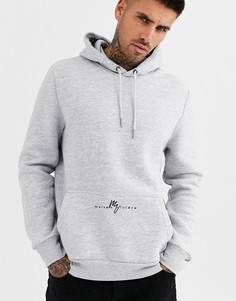 Худи серого цвета River Island maison-Серый