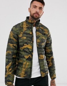Куртка цвета хаки с камуфляжным принтом The North Face Thermoball Eco-Зеленый