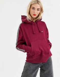 Худи из органического хлопка Tommy Jeans-Красный