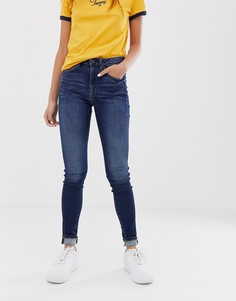 Джинсы скинни с завышенной талией Tommy Jeans Santana-Синий
