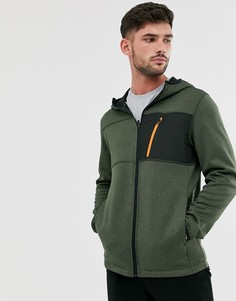 Зеленая куртка на молнии Jack & Jones Core-Зеленый