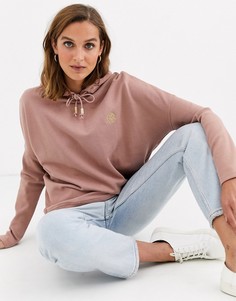 Худи розового цвета с рукавами \летучая мышь\" River Island-Розовый