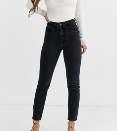 Укороченные джинсы в винтажном стиле с завышенной талией Vero Moda Petite-Черный