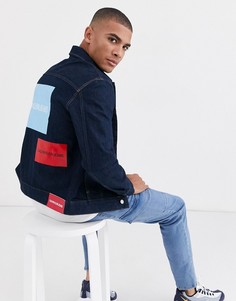 Джинсовая куртка Calvin Klein-Синий