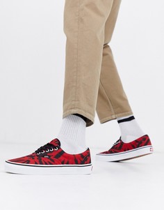 Красные кроссовки с принтом тай-дай Vans Era-Мульти