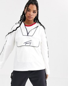 Ветровка с контрастной окантовкой Tommy Jeans-Белый