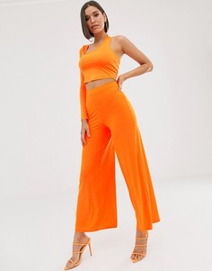 Широкие брюки (из комплекта) ASOS DESIGN-Оранжевый