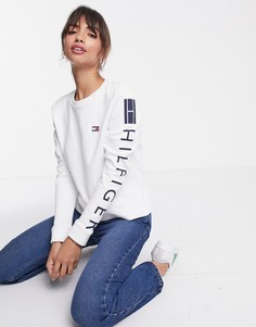 Лонгслив с логотипом Tommy Hilfiger - Venetia-Белый