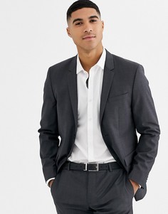 Серый фактурный пиджак Calvin Klein