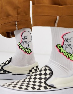 Спортивные носки с принтом привидения Casper от ASOS DESIGN-Белый