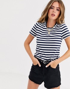 Футболка в полоску Tommy Jeans-Темно-синий