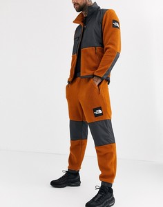 Флисовые брюки верблюжьего/черного цвета The North Face Denali-Коричневый