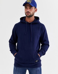 Худи цвета индиго Calvin Klein-Синий