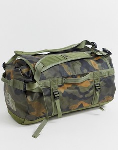 Камуфляжная сумка дафл цвета хаки The North Face Base Camp-Зеленый