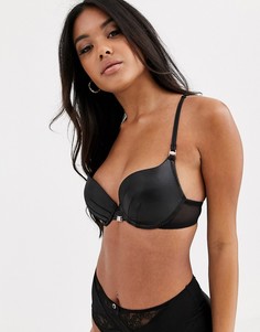 Черный блестящий бюстгальтер Ann Summers kalia