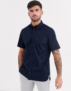 Рубашка из поплина с короткими рукавами Tommy Hilfiger-Красный