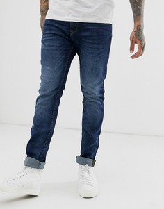 Выбеленные узкие джинсы Tom Tailor Piers-Синий