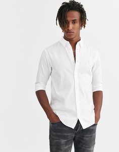 Белая рубашка с рукавами до локтя AllSaints Redondo-Белый