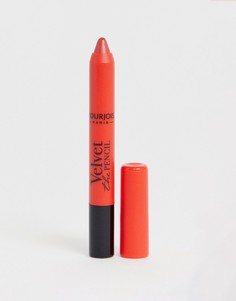 Помада-карандаш для губ Bourjois - Velvet the Pencil (12 Peche mignon)-Красный