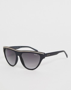 Черные солнцезащитные очки Quay Australia flight risk-Черный