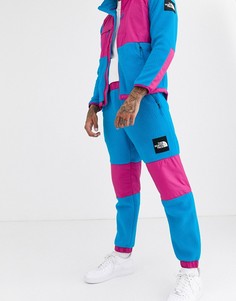 Розово-голубые флисовые штаны The North Face Denali-Синий