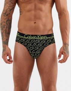 Черные трусы с логотипом Calvin Klein-Черный