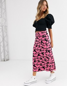 Юбка миди Fabienne Chapot alien-Розовый