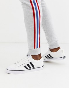 Белые кроссовки adidas Nizza-Белый