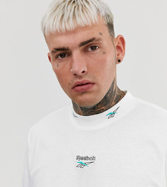 Белая футболка с длинным рукавом и логотипом Reebok эксклюзивно для ASOS-Белый