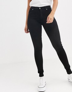 Супероблегающие джинсы с классической талией Dr Denim Lexy-Черный
