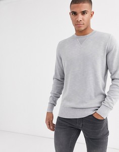 Джемпер с круглым вырезом Tommy Hilfiger-Серый