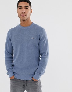 Джемпер с круглым вырезом Lacoste-Синий