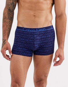 Боксеры-брифы с логотипом Calvin Klein-Темно-синий