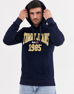 Футболка в университетском стиле Tommy Jeans-Темно-синий