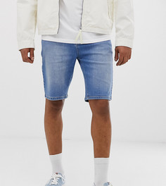 Синие узкие джинсовые шорты Noak-Синий