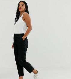 Брюки-сигареты ASOS DESIGN Petite-Черный