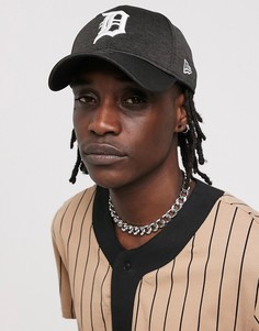 Темно-серая кепка New Era 9Forty Shadow Tech Detroit Tigers-Черный