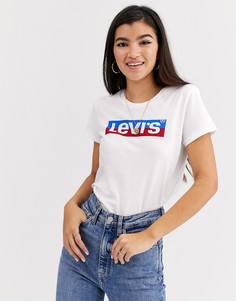 Футболка с логотипом Levis The Perfect-Белый Levis®